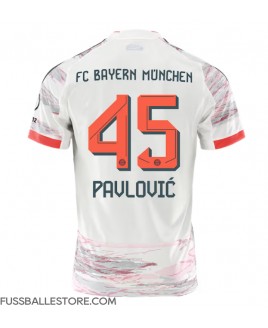 Günstige Bayern Munich Aleksandar Pavlovic #45 Auswärtstrikot 2025-26 Kurzarm